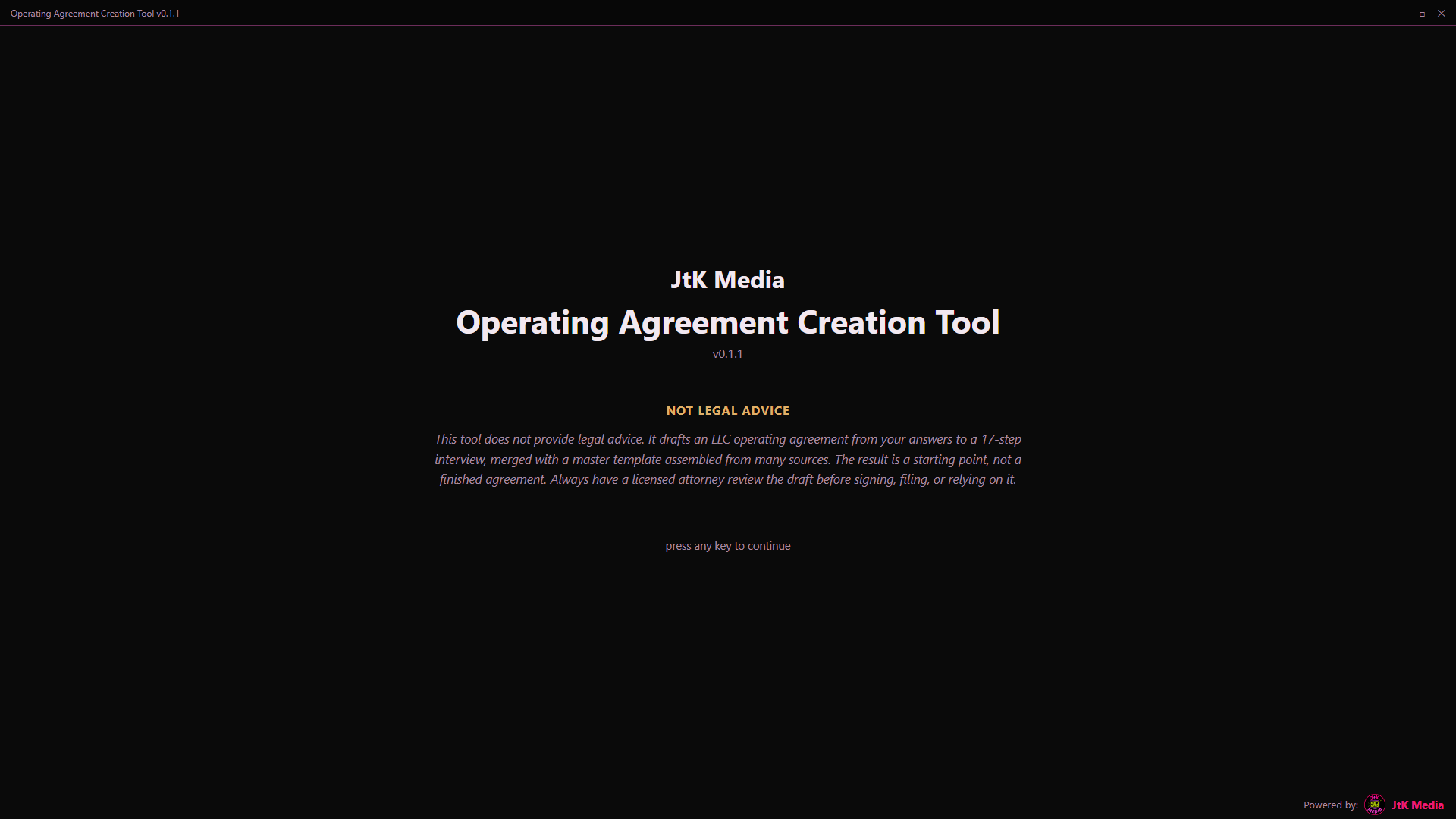 Launch screen (not legal advice)